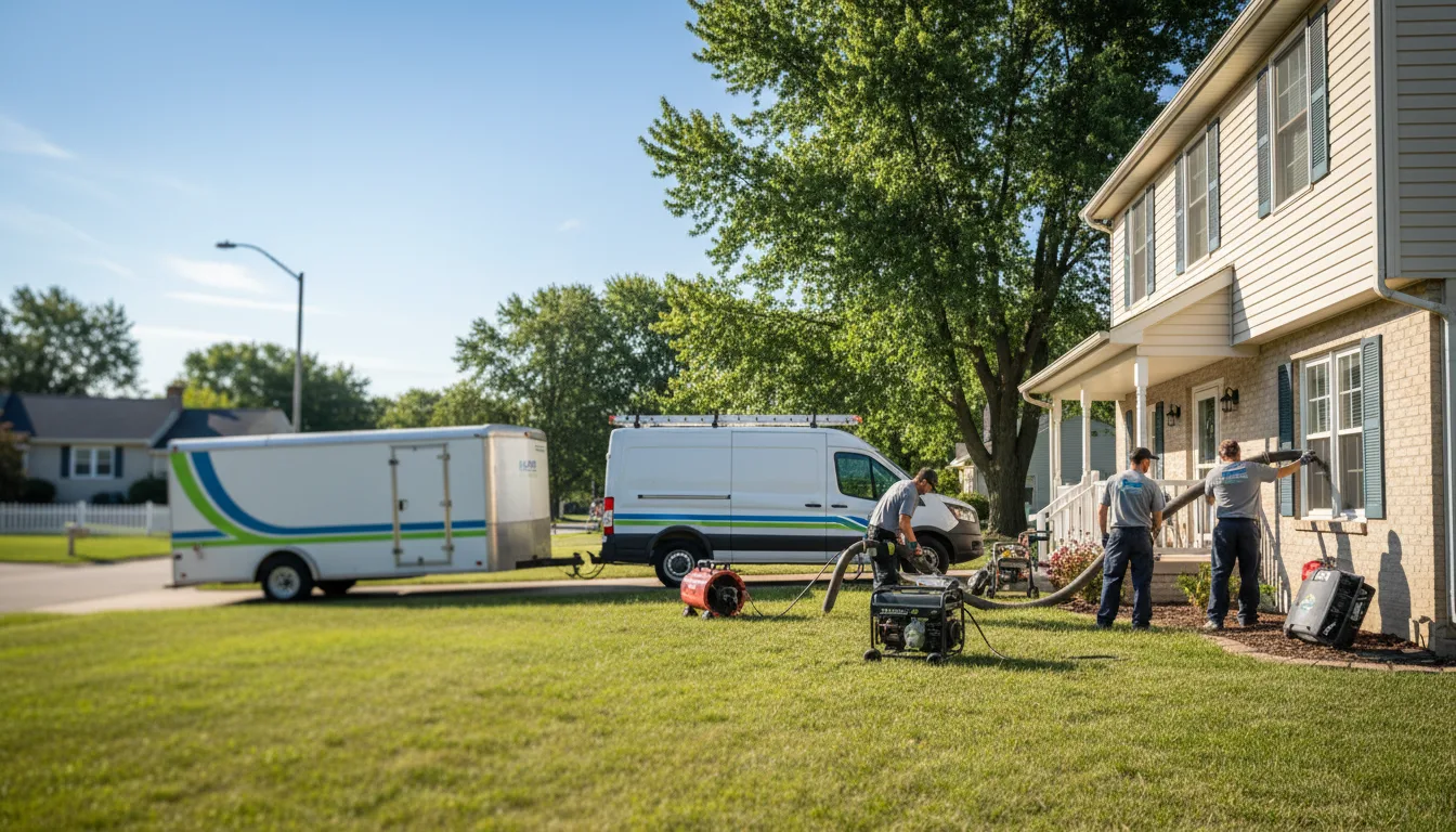 Flooded Basement Restoration And Cleanup With Repair in Ulm, AR near me